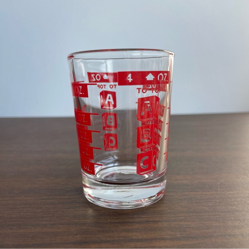 Vintage Libbey ABC Measuring Glass Jigger